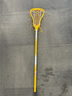 Used BP 60-Z WOMENS LACROSSE STICK Wmn Atk/Mid Complete Stick Yellow