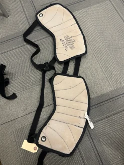 Used Brine AVALANCHE Lacrosse Rib Pads Grey MD