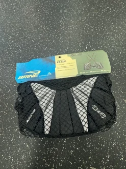 Used Brine BRINE RIBGUARDS Lacrosse Rib Pads Black LG