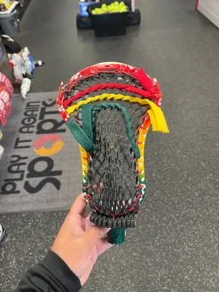 Used Brine CLUTCH X Mens Lacrosse Head Green And Gold