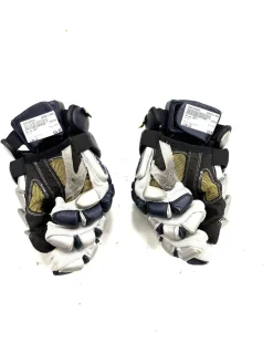 Used Brine DEFT Lacrosse Gloves Mens Navy Blue LG