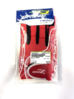 Used Brine ENERGY Lacrosse Gloves Womens Red LG