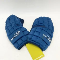 Used Brine Lacrosse Shin Guards Royal Blue MD