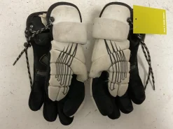 Used Brine LAX GLOVES Lacrosse Gloves Mens White SM