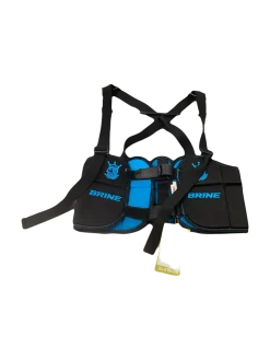 Used Brine RIB PADS Lacrosse Rib Pads Black SM