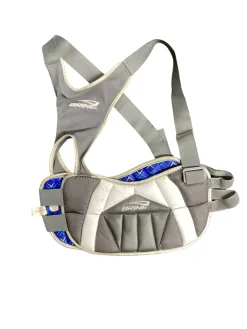 Used Brine ROUGE Lacrosse Rib Pads Grey Medium