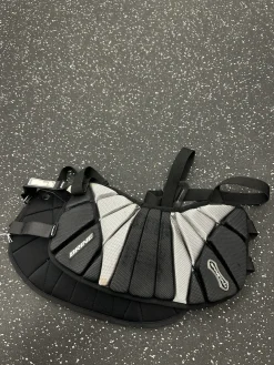 Used Brine SPARTAN Lacrosse Rib Pads Black LG