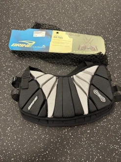 Used Brine SPARTAN Lacrosse Rib Pads Black LG