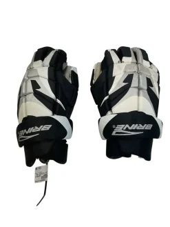Used Brine TYRO Lacrosse Gloves Mens Black MD
