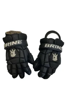Used Brine VENTILATOR Lacrosse Gloves Mens Black 15"