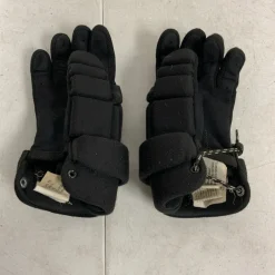 Used Brine YOUTH Lacrosse Gloves Junior Black 8"