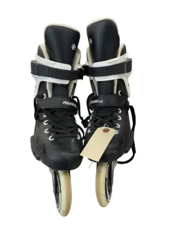Used BRONX POWERSLIDE ONE Senior Aggressive Skates White Senior 7.5