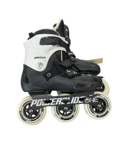 Used BRONX POWERSLIDE ONE Senior Aggressive Skates White Senior 7.5