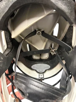 Used Cascade ADJUSTABLE HELMET YOUTH Lacrosse Helmet None S/M