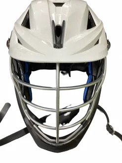 Used Cascade ADJUSTABLE XRS Lacrosse Helmet White Fits all