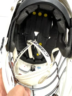Used Cascade CASCADE R Lacrosse Helmet White One Size