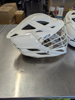 Used Cascade CASCADE XRS PRO HELMET Lacrosse Helmet White One Size