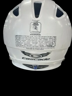 Used Cascade CPV Lacrosse Helmet White One Size