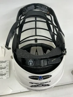 Used Cascade CPV Lacrosse Helmet White Fits all