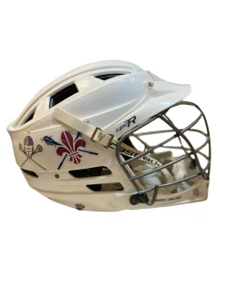 Used Cascade CPVR Lacrosse Helmet White M/L