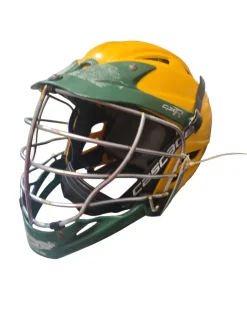 Used Cascade CPXR Lacrosse Helmet Yellow One 9Size
