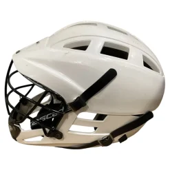 Used Cascade CS YOUTH WHITE Lacrosse Helmet White SM