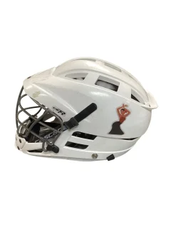 Used Cascade CS-R WHITE Lacrosse Helmet White SM