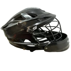 Used Cascade S ADJ W/THROAT GRD Lacrosse Helmet Black One Size