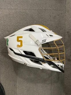 Used Cascade S ADULT HELMET Lacrosse Helmet White Fits all