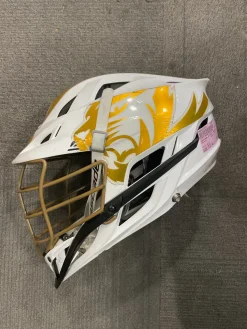 Used Cascade S ADULT HELMET Lacrosse Helmet White Fits all