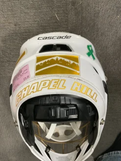 Used Cascade S ADULT HELMET Lacrosse Helmet White Fits all