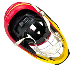 Used Cascade S Lacrosse Helmet Red One Size Fits Most