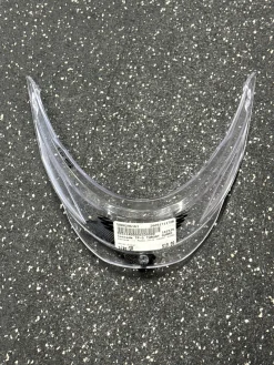 Used Cascade TP-S THROAT GUARD Lacrosse Facial Protect Clear Senior