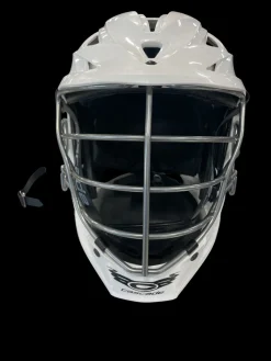 Used Cascade WHITE HELMET Lacrosse Helmet White SM