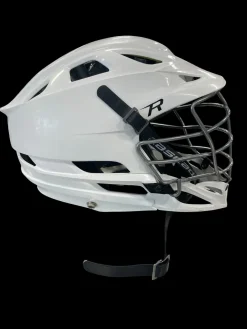 Used Cascade WHITE HELMET Lacrosse Helmet White SM