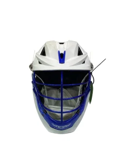 Used Cascade XRS 2023 WHITE/BLUE Lacrosse Helmet White SM