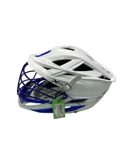 Used Cascade XRS 2023 WHITE/BLUE Lacrosse Helmet White SM