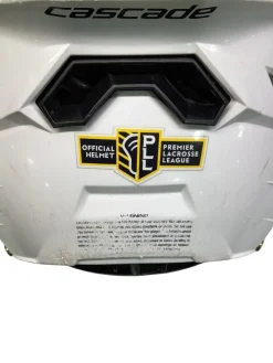 Used Cascade XRS 2023 WHITE/BLUE Lacrosse Helmet White SM