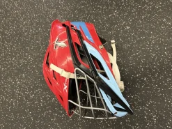 Used Cascade XRS Lacrosse Helmet Red One Size