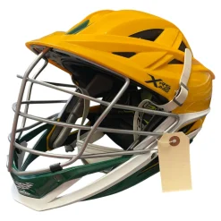 Used Cascade XRS PRO Lacrosse Helmet Yellow One Size