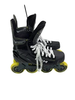Used CCM SUPER TACKS 9350 R Junior Rec Fitness Skates Black Junior 05