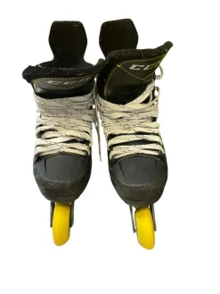 Used CCM SUPER TACKS 9350R Junior Aggressive Skates Black Junior 03