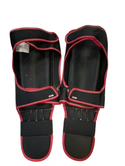 Used Century BRAVE Martial Arts Shin Pads Black L/XL