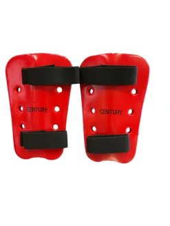 Used Century Martial Arts Shin Pads Red Youth