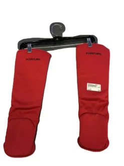 Used Century Martial Arts Shin Pads Red Senior