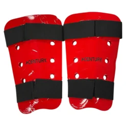 Used Century Martial Arts Shin Pads Red S/M