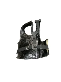 Used Century Martial Arts Chest Guard Black Youth