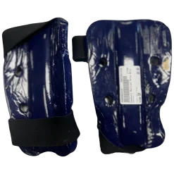 Used Century Martial Arts Shin Pads Navy Blue SM