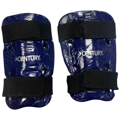 Used Century Martial Arts Shin Pads Navy Blue SM