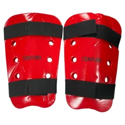 Used Century Martial Arts Shin Pads Red SM